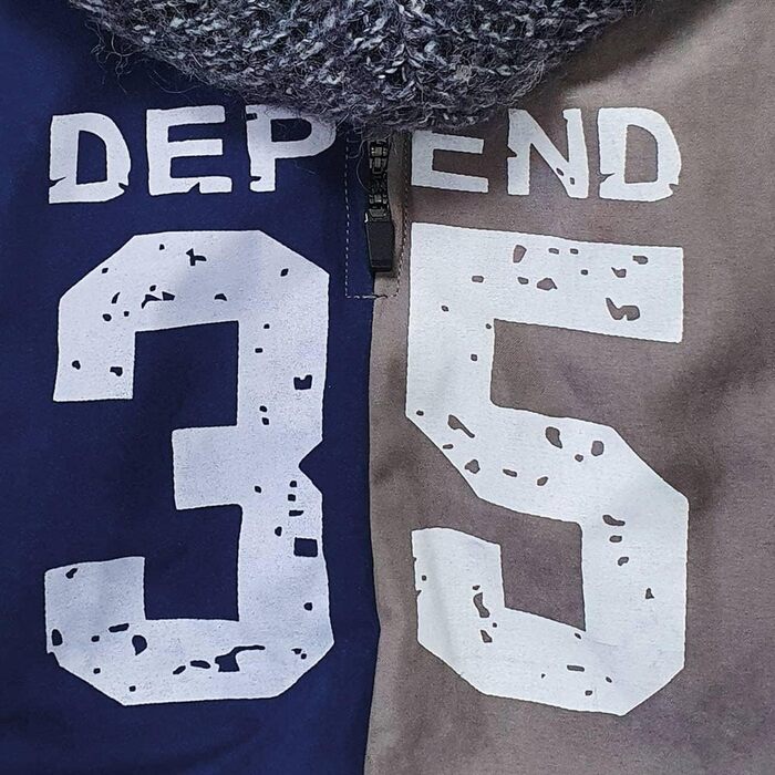 Собачий одяг Nobby DEPEND, синьо-сірий, 36 см
