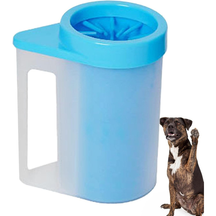 Підкладка для лап собак | Підкладка для лап тварин з силіконовою щіткою | Знімне миття лап для собак та котів, щітка для миття лап тварин - середній розмір