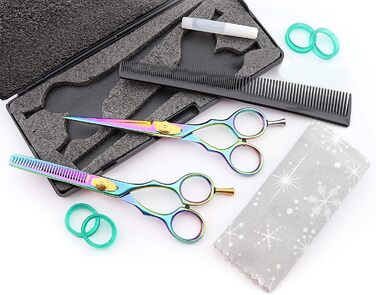 Набір професійних перукарських ножиць Haryali Profi з ножицями для розрідження волосся для перукарні та створення зачісок