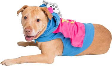 Костюм для собак Super Grover від Pet Krewe – ідеальний для маленьких, середніх, великих та екстра-великих собак. Підходить для Хелловіну, вечірок, фотосесій та як подарунок для собаколюбів