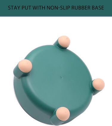 Набір мисок для котів та собак з нержавіючої сталі, 2 шт. (білий та зелений). Зручний дизайн, антиковзаюча основа, легко миються, для котів та маленьких собак