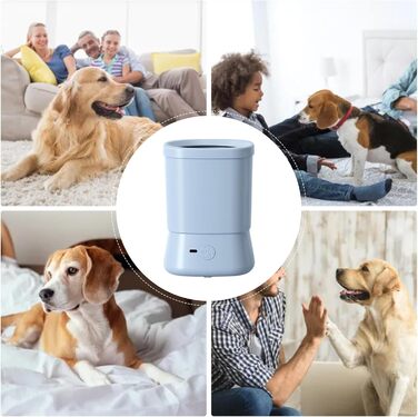 Набір для чищення лап собак - 2-х ступінчастий, для подорожей, дому, після прогулянок (блакитний)