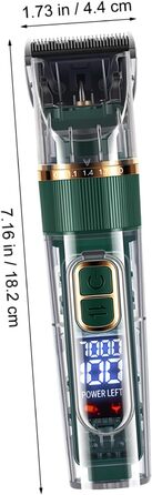 Набір для грумінгу домашніх тварин Kisangel: бездротова машинка для стрижки собак та котів з LCD-дисплеєм, миється, акумуляторна