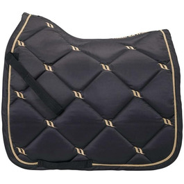 Schabracke Back on Track Night Collection Dressur Graphite grau Full - підкова для коней