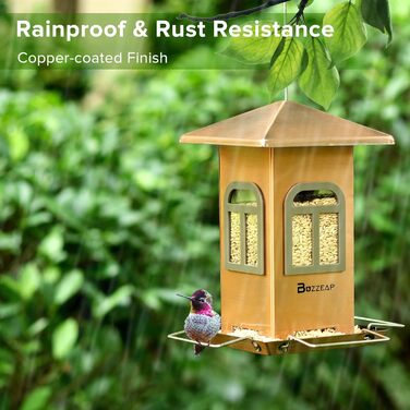 Годівниця для птахів у сад/на балкон: стійка до погодних умов, для дикої природи