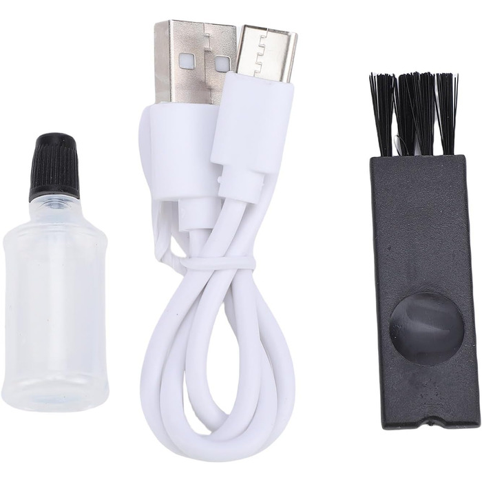 Набір для грумінгу собак Haofy: 4-в-1, бездротовий триммер з LCD-дисплеєм, шумовидалення, для професійного догляду за шерстю котів та собак (білий)