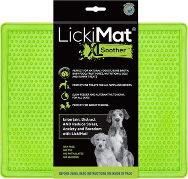 LickiMat X Large Schnuller: килимок для собак, проти нудьги та тривоги, зелений