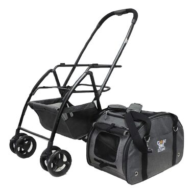 Транспортна система для тварин EzTravel - переноска з шасі