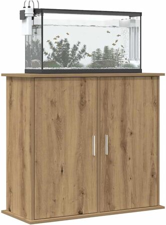 Стойка для акваріума vidaXL 81x36x73 см, дерево, акваріумний шафчик, дуб ручної роботи