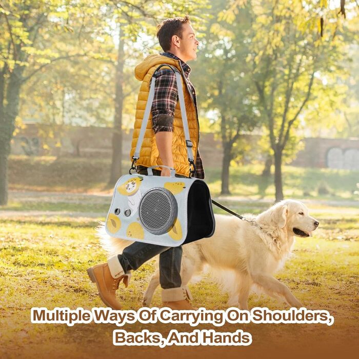 Транспортна сумка для котів, переноска для тварин – органайзер для подорожей з плечовими ременями для піших прогулянок, кемпінгу, подорожей та в дорогу