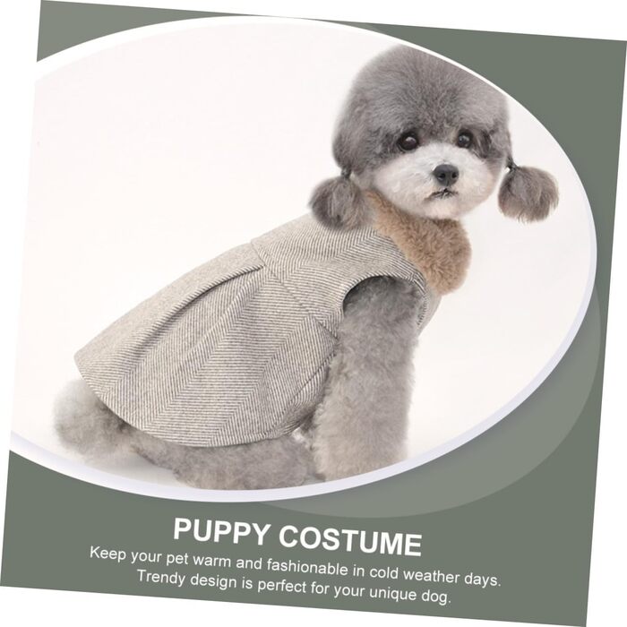 Тепла бавовняна жилетка для маленьких собак. М'який одяг для цуценят, халат для домашніх тварин на осінь та зиму. Комфортний костюм для вигулу на вулиці. Розмір до 5 кг.
