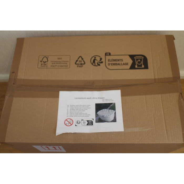 Кошик для собаки на кермо велосипеда з ротангу з металевою сіткою та подушкою (білий)