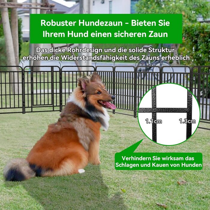 Кіягро вольєр для цуценят 544см, 8-секційний розкладний вольєр для тварин з дверима, вольєр для собак, котів, кроликів, для саду, збірка без інструментів, 80см у висоту