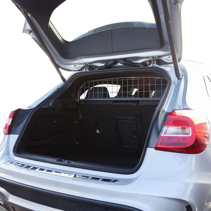 Автомобільна перегородка Travall для собак Mercedes GLA-Class/Gla 45 AMG (2013-2019), сталевий багажний бар'єр, захисна сітка для перевезення домашніх тварин і багажу, спеціально для багажника