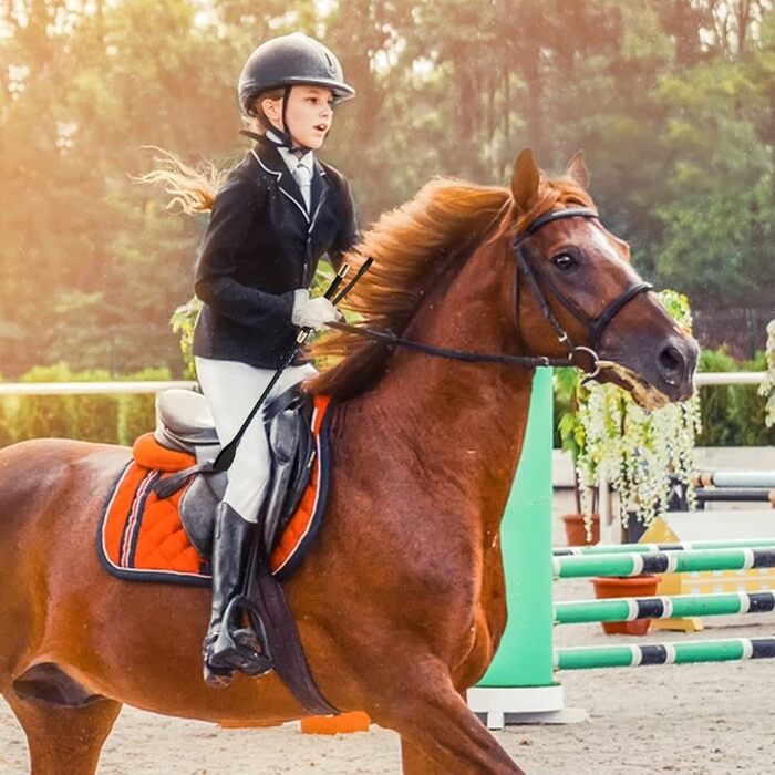 Крійська батогом FIYSON для верхової їзди, стрибків та перегонів, з PU-шкіри та справжньої шкіри, для щоденних тренувань