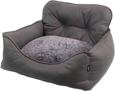 Ліжко для собак Nobby ENOCK, темно-сірий, 55 x 50 x 20-34 см