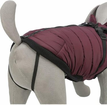 Шлейка для собак TRIXIE Pirou Winter Mantel, розмір S (33 см), колір Сангрія