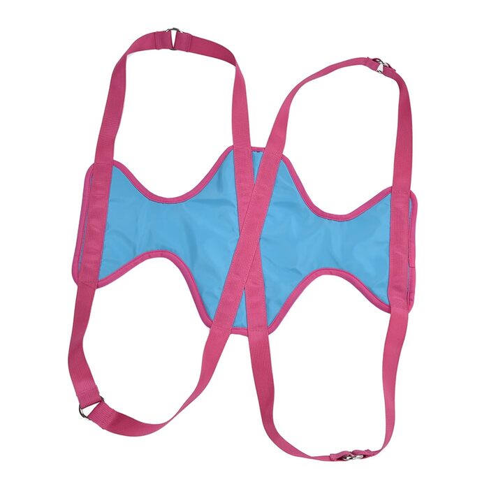 Крісло-гамак для грумінгу домашніх тварин Baxnore Premium, асистент по догляду за собаками, для стрижки кігтів, чищення зубів, догляду за вухами, дихаючий поліестер з фіксуючими ременями (M 35 x 27 x 20 см)