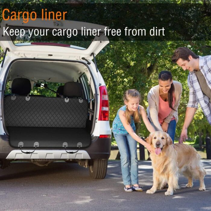 Захист для заднього сидіння автомобіля Baodan: коврик для собак, чорний, вологостійкий, для універсальних авто та SUV
