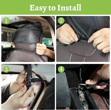 Перегородка в багажник для собак, автоперегородка для транспортування, бар'єр для тварин з кишенькою, безпечне перевезення дітей та тварин