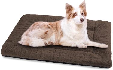 Крісло-лежанка для собак великих порід Baodan, 106x71 см, коричневе, з неслизьким дном