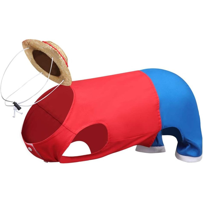 Костюм для собак, кумедний, косплей, костюми на Хелловін, червоний, поліестер, розмір Small