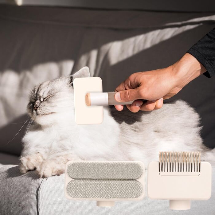 Гребінець для домашніх тварин, багатофункціональна щітка для собак, портативний аксесуар для тварин, багаторазовий інструмент для догляду