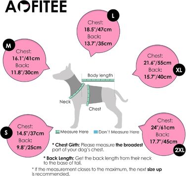 Зимовий одяг для собак AOFITEE: теплий, водонепроникний костюм, тепла жилетка, розмір Large, помаранчевий/червоний, візерунок 'Sunset Chevron'