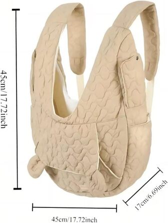 Рюкзак-переноска для собак та котів Ahuuen - дихаючий, м'який, для маленьких собак, кошенят, подорожей, кемпінгу, прогулянок, їзди на велосипеді, Khaki