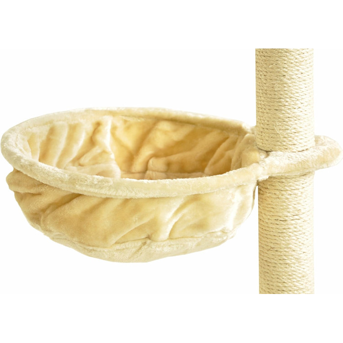 Мульде-лежанка Nanook для котів, 40 см, бежева: лежанка, платформа для дряпання та відпочинку