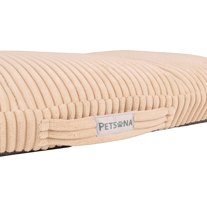 Килимок для собак, м'який лежак з рифленого трикотажу, неслизька підкладка, зелений, L (70x50x5 см)