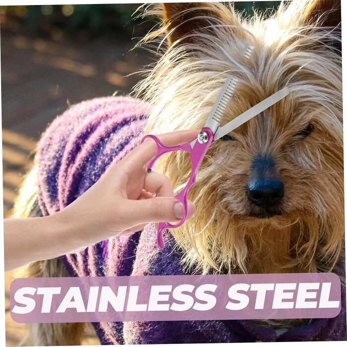 Набір для грумінгу собак Yardwe: ножиці, щітка та триммер для догляду за шерстю. Ідеально підходить для обрізання вух, морди та кігтів. Легкий та зручний у використанні.