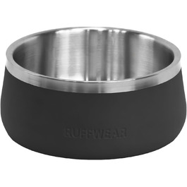 Миска для собак Ruffwear Basecamp Napf з нержавіючої сталі, легка та портативна, для ласощів, корму та води, з неслизьким дном, придатна для миття в посудомийній машині, витримує витікання, сірий колір
