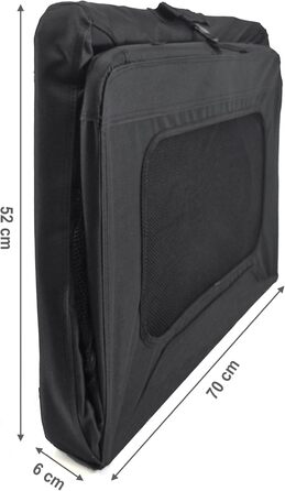 Складана переносна клітка для собак, 70x52x50 см, чорна. Клітка-переноска для автомобіля, 5 вікон