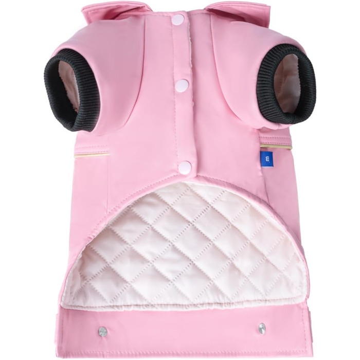 Зимовий одяг для собак NIULA: куртка з PU-шкіри, мотоциклетний стиль, водонепроникна, розмір M