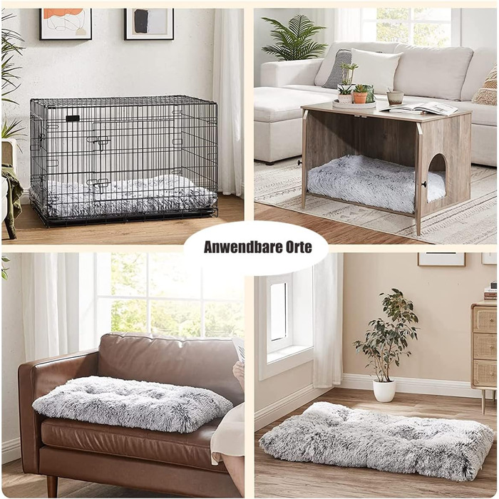 М'яке собаче ліжко SOAI XXL: ортопедичне, антиковзне, для великих собак та котів (94x63 см)