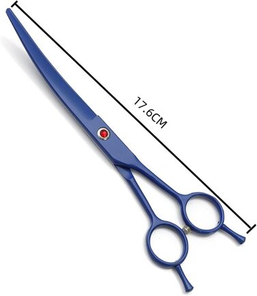 Набір ножиць для собак 3 в 1: прямі, зубчасті та вигнуті ножиці для собак, котів та інших тварин