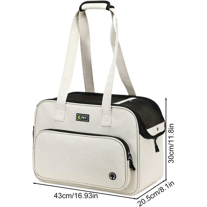 Сумка-рюкзак для собак, м'яка, дихаюча | Зручна сумка для подорожей з вентиляцією та кишенями для прогулянок з цуценям