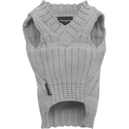 Пуловер для собак Doggy Dolly W073, сірий, зимовий, розмір L (46-48см груди, 31-33см спина)