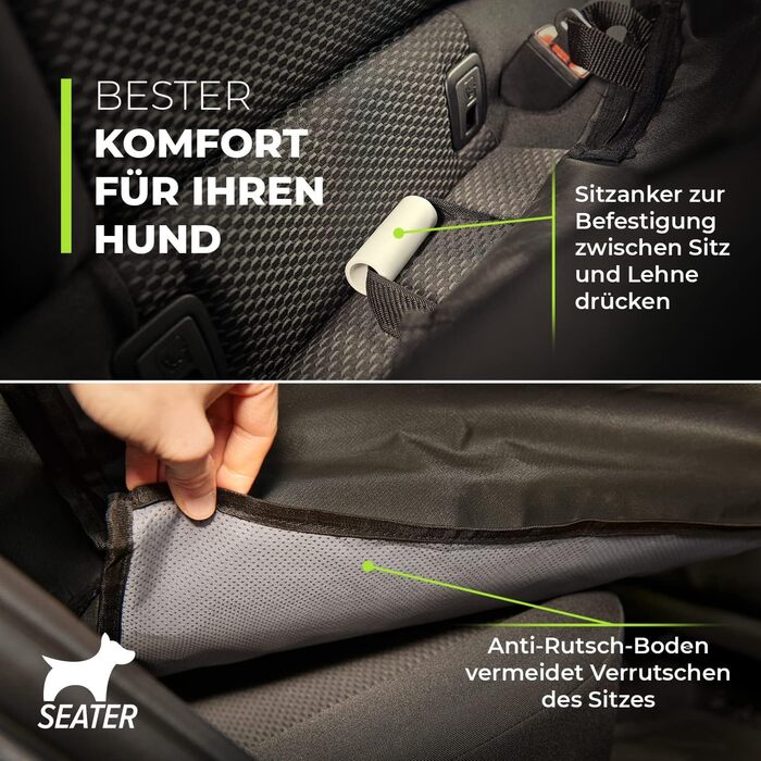 Автокрісло для собак GüteWerk: надійний захист та комфорт для маленьких та середніх собак (до 45 см)