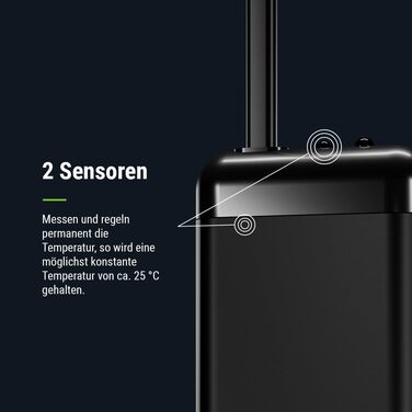 Dennerle Nano Heater Constant 75 Вт – електронний нагрівач для акваріумів 55-75 л