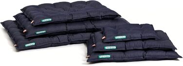 Ортопедичне собаче ліжко Doctor Bark Urban - для середніх собак, 90x70 см, Königsblau (XL)