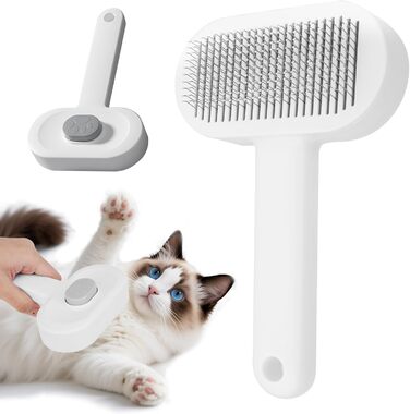 Набір для догляду за тваринами Okiki: щітка для собак і котів, ножиці для обрізання кігтів, гребінець від бліх - комплект для довго- та короткошерстих тварин