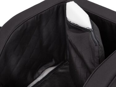 Транспортна переноска для собак, лежанка для собак, кошик для собак, лежанка для котів, для маленьких собак (46x46x31 см, графіт)