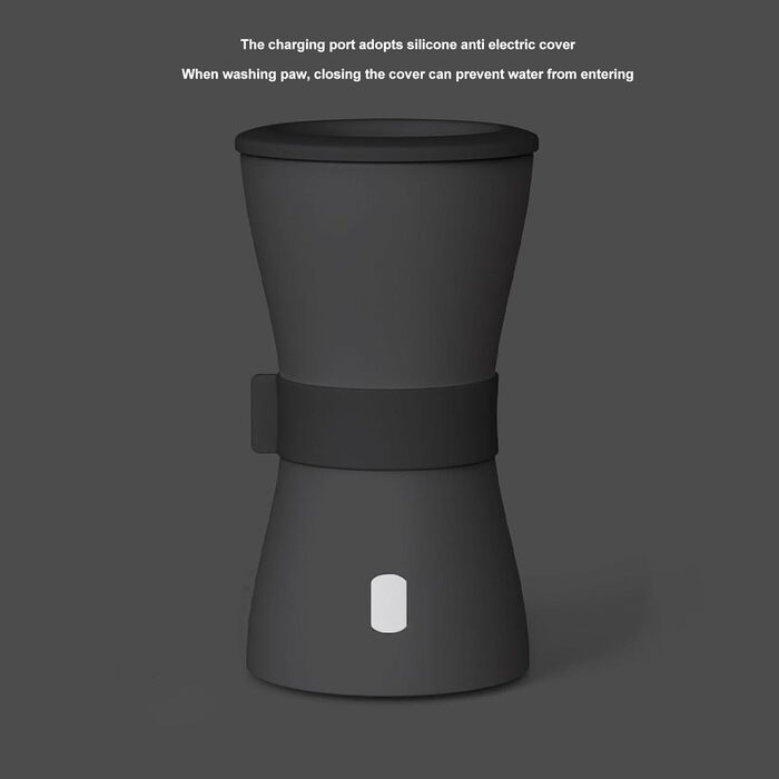 Автоматичний мийник лап для собак, електричний, з м'якими щетинками, 360°, блакитний