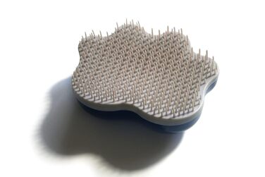 Масажна щітка для собак та котів з довгим та коротким волоссям, 10,2 см, Royal Relief Blue