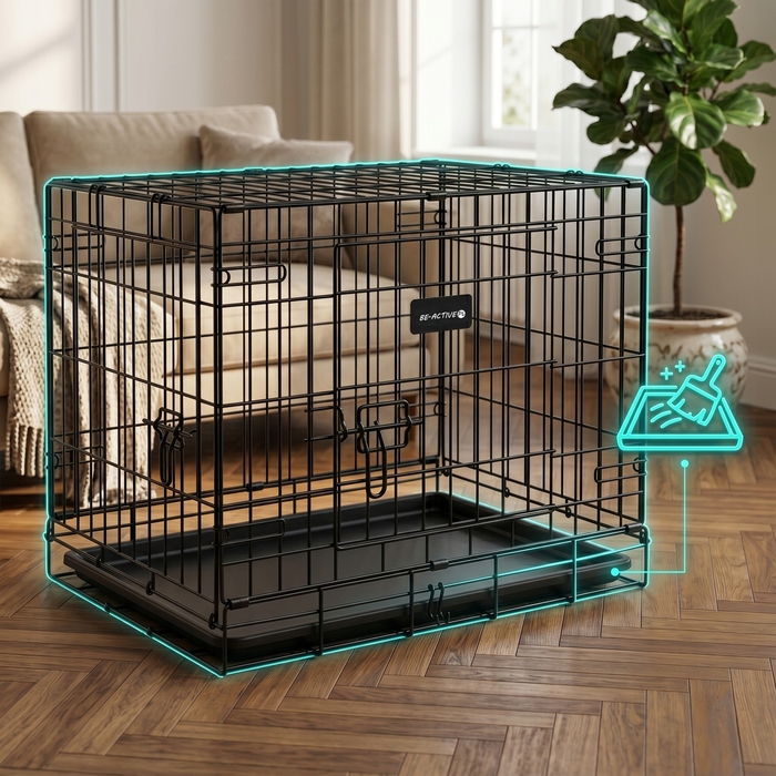 Металева клітка для малих собак Be-Active.pl, 44 x 61,5 x 52 см