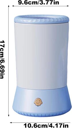 Очисник для лап собак - мийка для лап, 17 x 10 x 9 см, для собак та котів, білий/рожевий (блакитний)