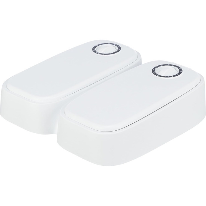 Автоматичний годівниця для собак та котів TRIXIE TX2, 2 контейнери по 0,3 л, чорно-біла, 24372