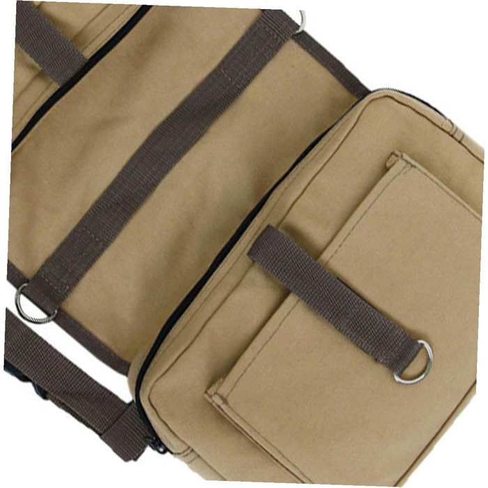 Рюкзак для собак NUOBESTY, регульований, з безпечним ременем, водонепроникний, дихаючий, для подорожей, кемпінгу, хакі